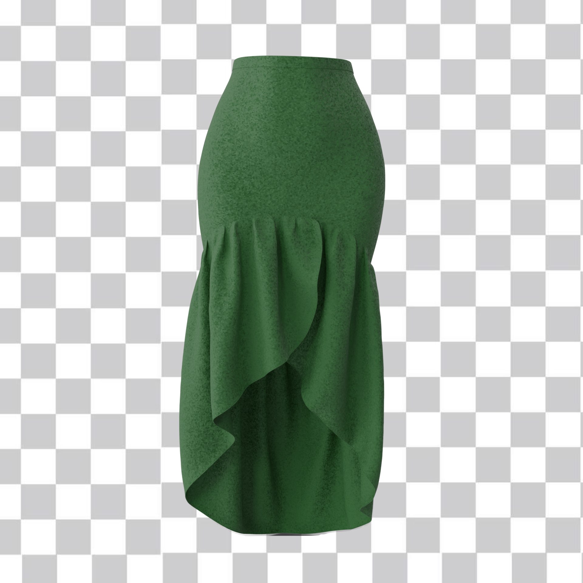 hollow man effect skirt ghost mannequin